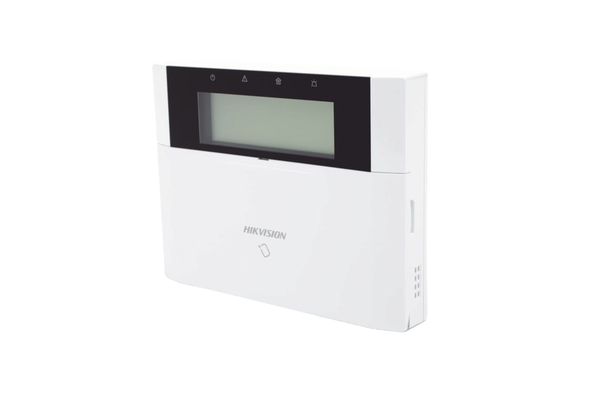 TECLADO LCD + LECTOR TAG CABLEADO PARA ALARMA AX HYBRIDA PRO DS-PK1-LRT-HWB2