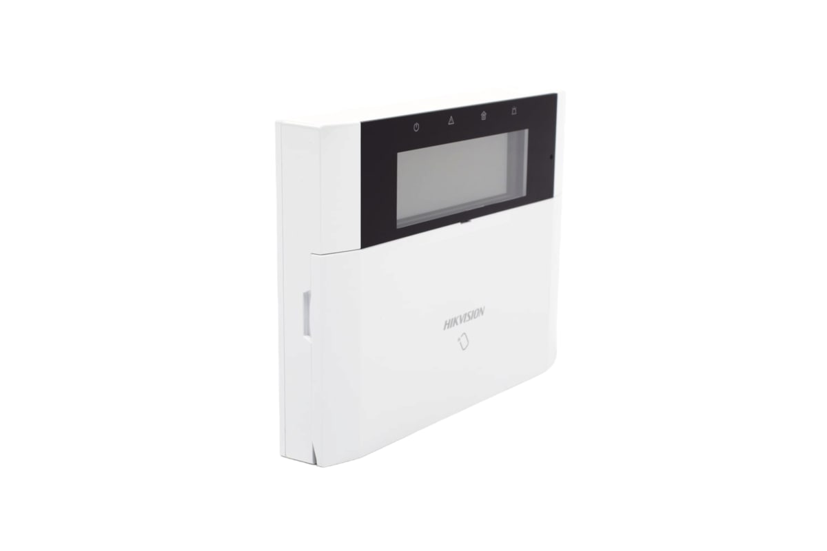 TECLADO LCD + LECTOR TAG CABLEADO PARA ALARMA AX HYBRIDA PRO DS-PK1-LRT-HWB3