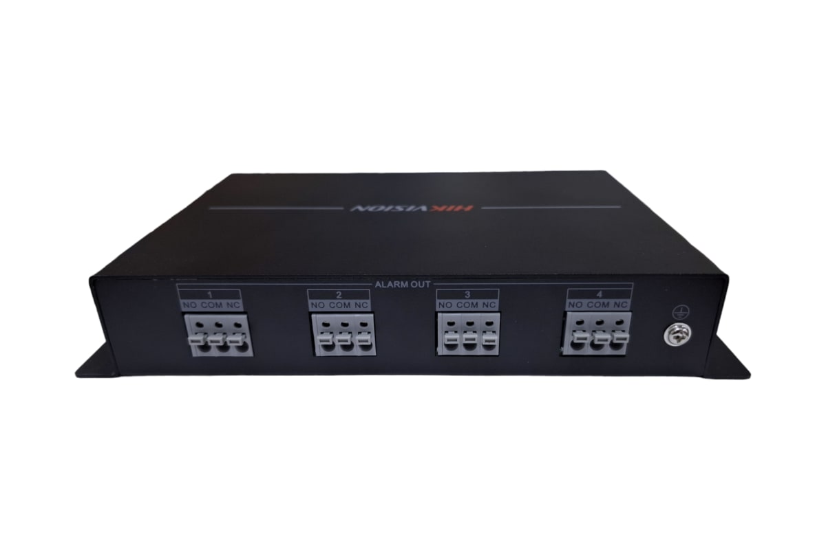 MODULO EXPANSOR DE SALIDA DE 4 RELEY RS-485 PARA AUTOMATIZACION LINEA AX HYBRID 12VDC DS-PM-RSO42