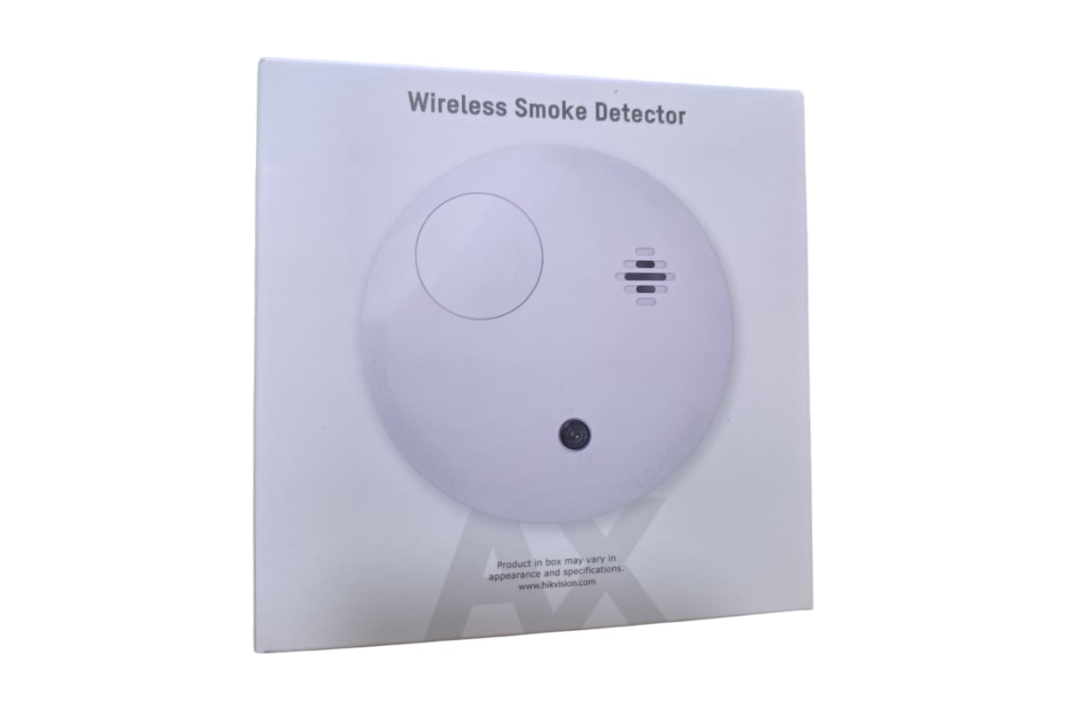 DETECTOR DE HUMO FOTOELECTRICO INALAMBRICO C/BUZZER 85DB 3 METROS INTERIOR 433MHZ AXPRO DS-PDSMK-E-WB4