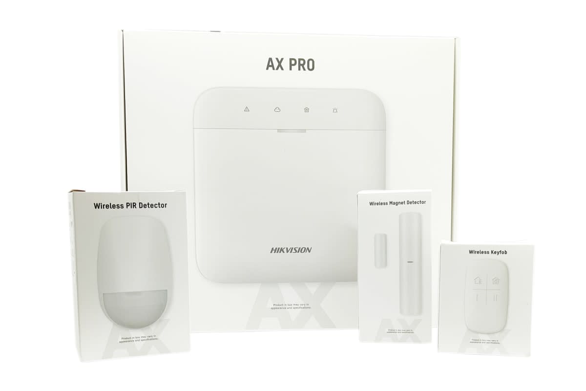 KIT ALARMA DE ROBO 48 ZONAS WIFI + TCP/IP + 3G/4G AXPRO DS-PWA48-KIT-WB (LA)2