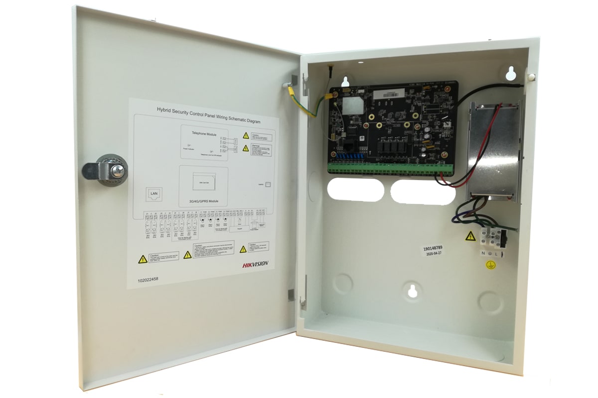 CENTRAL ALARMA HIBRIDA DE 08 ZONAS AMPLIABLE A 64 ZONAS DS-PHA64