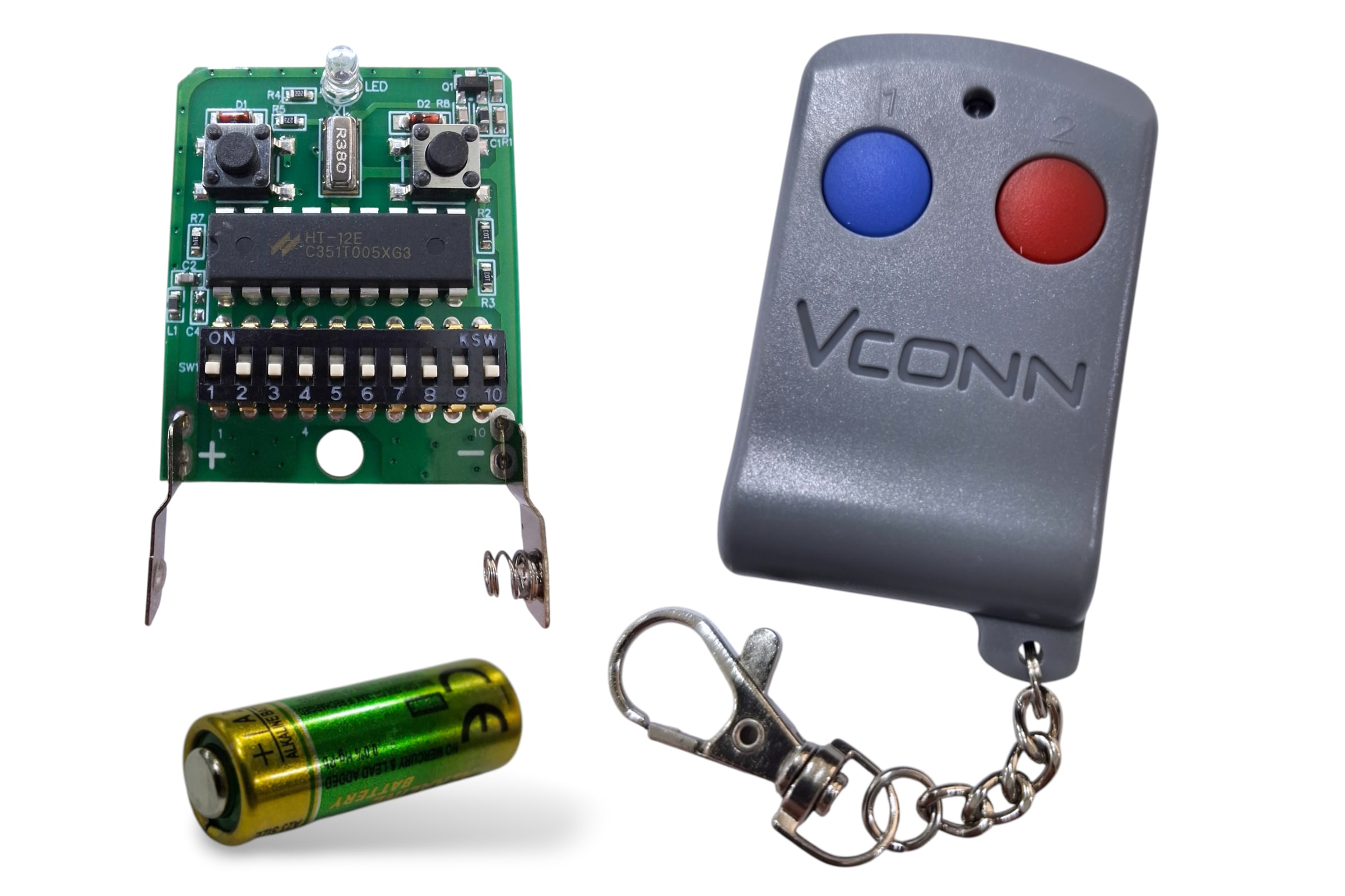 Botón Inalámbrico Sommer S10357-00001 - Control De Acceso Por Código, 868MHz, 50m Alcance