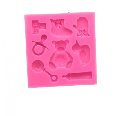 Molde para Fondant Baby Shower1