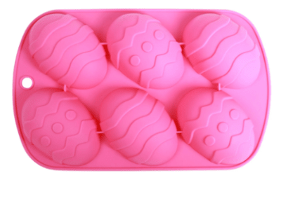 Molde silicona Huevos de pascua 6 Div.