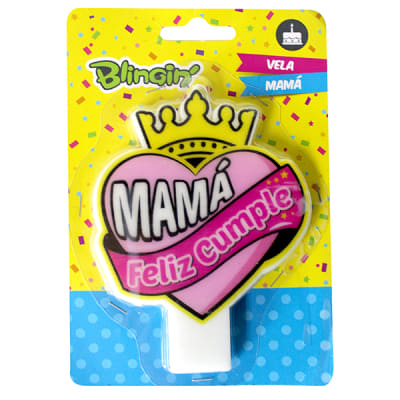 Vela Feliz Cumple Mamá
