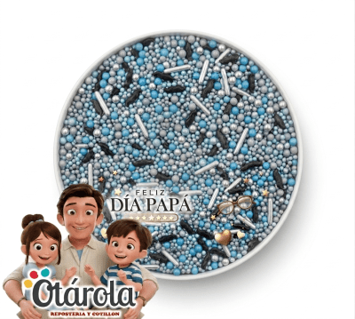 Sprinkles Dia Del Padre Bigotes Celeste 80Grs.1