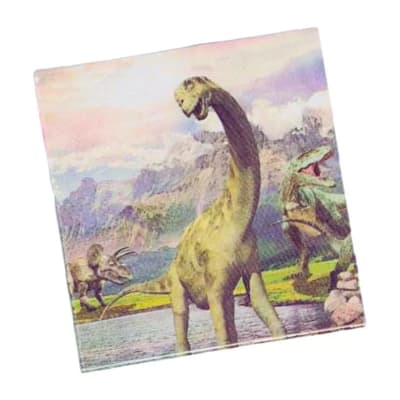 Servilletas Diseño Dinosaurio 12u.