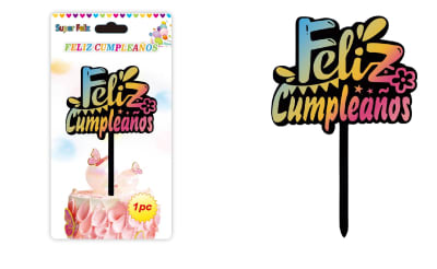 Topper Feliz Cumpleaños
