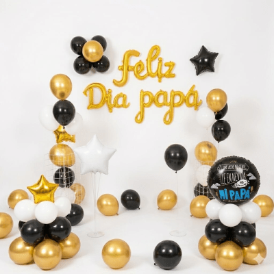 Set de globos Feliz dia Papá 37 pzs.1