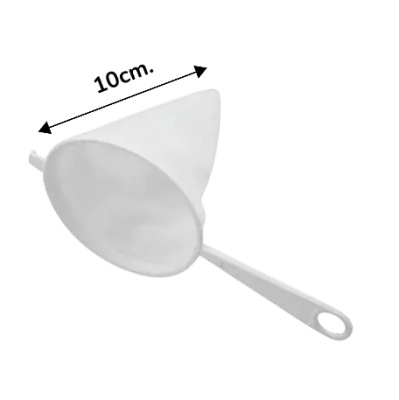 Colador de tela para filtrar 10cm.