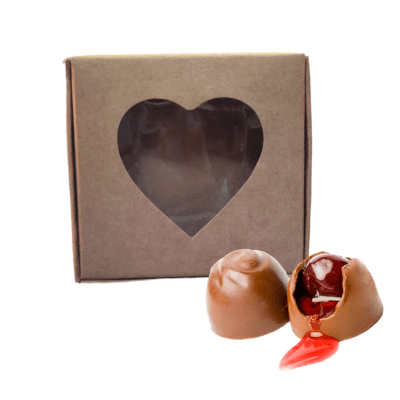 Caja Cuadrada Corazon 50u.1