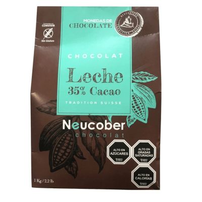 Cobertura Neucober Leche 35% Cacao 1kg.