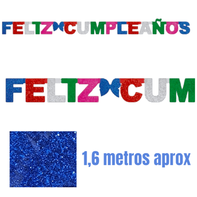 Feliz Cumpleaños Glitter Party.