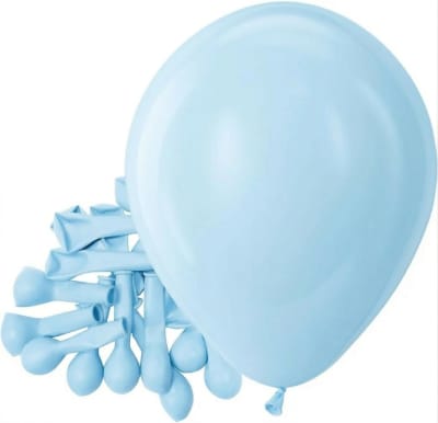 Globo Color Pastel Celeste x25u.1