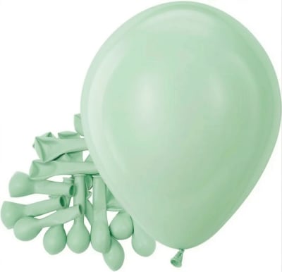 Globo Pastel Verde x25u.