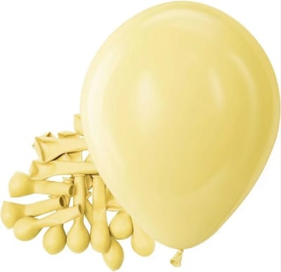 Globo Pastel Amarillo x25u.