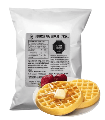 Premezcla Waffles 1kg. Tkf