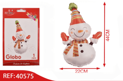 Globo de Navidad Muñeco de Nieve Grande