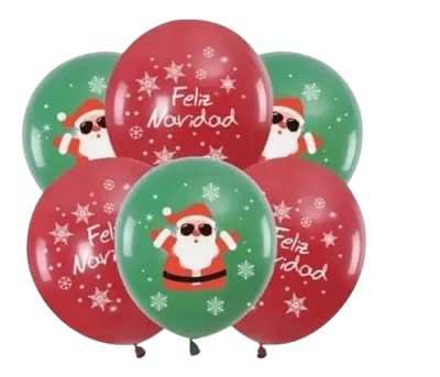 Globo de Navidad 6 Piezas