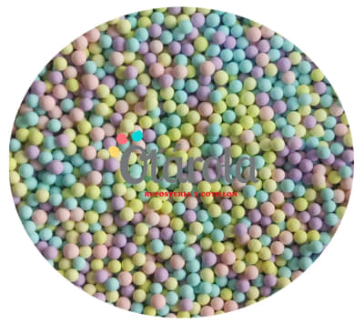 Mostacilla Pelotitas pastel 4mm