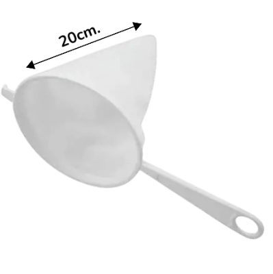 Colador de tela para filtrar 20cm.