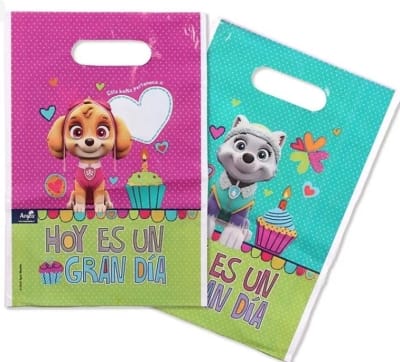 bolsa de dulces Patrulla Canina Niña x6u.