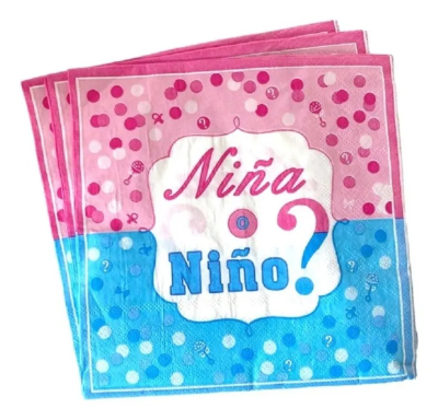 Servilleta Revelación de Sexo 12u.
