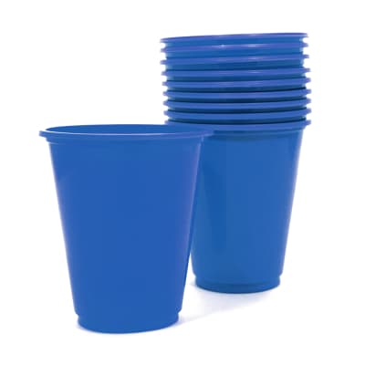 Vaso Plastico Azul x 25u.