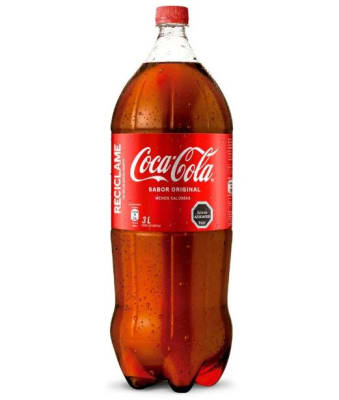 Coca Cola Original 3 litros Desechable.