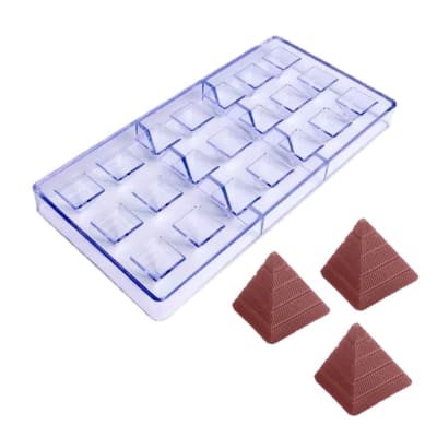 Molde Acrilico Piramide 21 Divisiones.