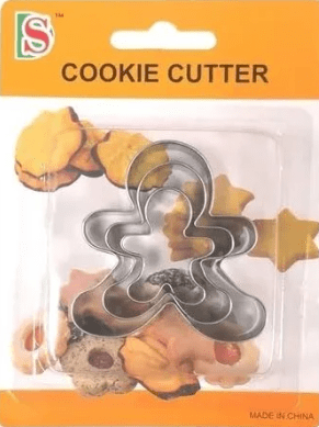 Cortador Navidad Jengibre 3pzs.