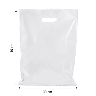 Bolsa de Color 30x40 Blanco 10u.