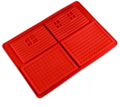 Molde Silicona Navidad Casita Jengibre (Techo)1