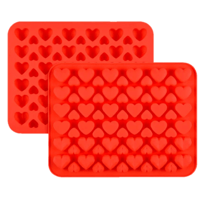 Molde Silicona Corazon 66 Div.
