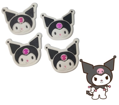 Decoracion Azucar Kuromi 4u.