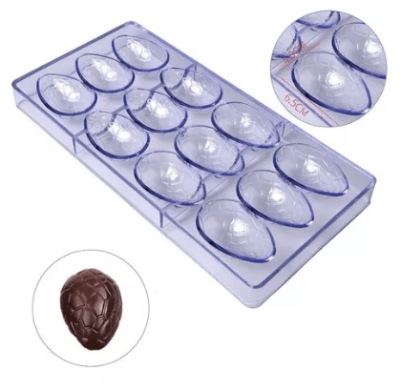 Molde Acrilico Huevos de Pascua