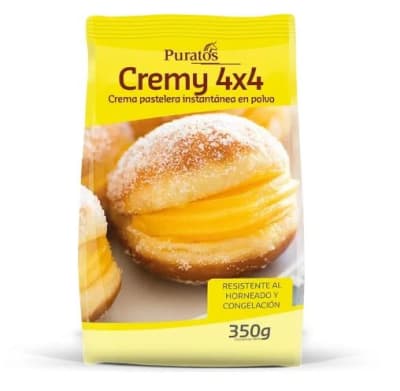 Crema Pastelera Puratos 4x4 350grs.
