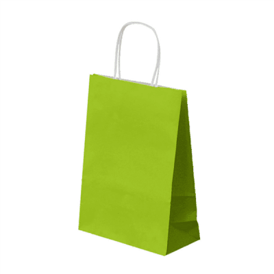 Bolsa Papel 22x27cms. Verde 12u.