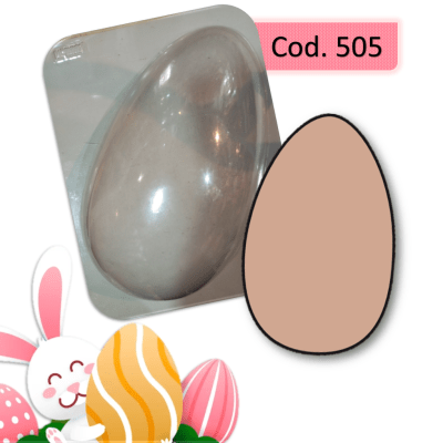 Molde Plastico Huevo extra Grande 1 Div.