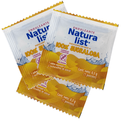 Sachet Sucralosa 0.5 gramos 500u.