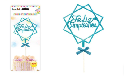 Toppers Feliz Cumpleaños Celeste