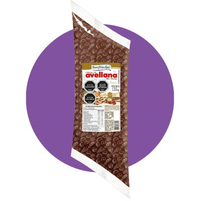 Relleno Crema De Avellana Bom Principio 6x1kg (Caja)