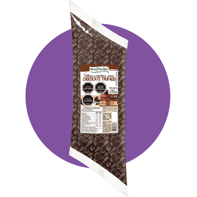 Relleno Chocolate Trufado Bom Principio 6u.x1kg (Caja)
