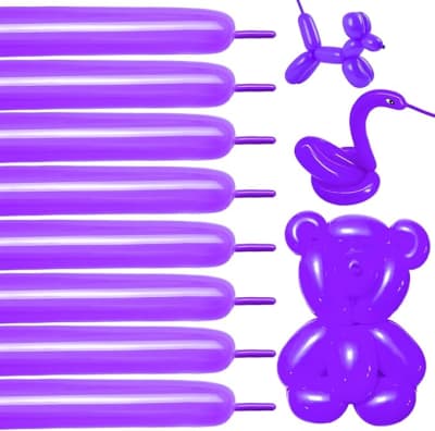 Globo Largo Morado 25u.1