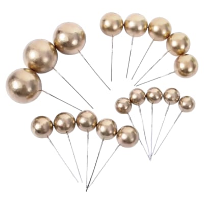 Bolas de Espuma para Decorar Dorada 20u.