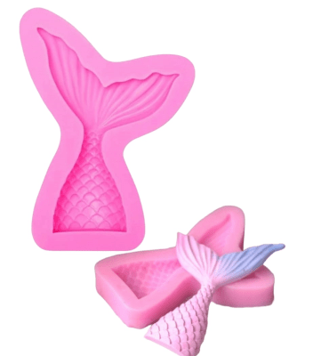 Molde Silicona Sirena