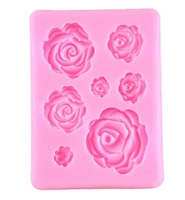 Molde Silicona Flores 7 Divisiones