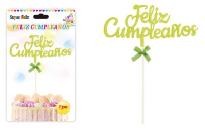 Toppers Feliz Cumpleaños Colores1