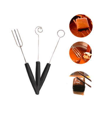 Set de Pinza Para Bañar Alfajor 3 piezas